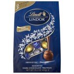 Lindt LINDOR Assorted Dark Chocolate Candy Truffles, Assorted Chocolate with Smooth, Melting Truffle Center, 15.2 oz. Bag
