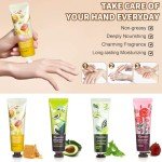 Gift Baskets for Women - Unique Candles Hand Lotion Cream Gifts Set, Christmas Gifts for Women, Relaxing Spa Baskets Gift Set, Holiday Birthday Gift for Mom Wife Coworkers Nurse Friends Teacher