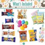 Easter Snack Basket (52 Count) Filled with Candy, Treats and Bunny, Great Package for Family, Friends, Kids, Boys and Girls - Style 2