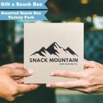 Snack Mountain Ultimate Care Package, Variety Pack for College Students, Dorms, Movie Nights, Gift Box of Mixed Treats, Food for Office, Easter Basket Stuffer, Easter Candy & Snack Care Package