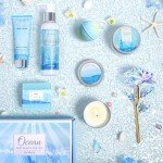 Gifts for Women, Ocean Scented Spa Gifts for Women Birthday 7 Luxury Self Care Gifts for Women, Gift Basket Care Package for Women Her Wife Mom Friends Female Bff