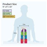 Broadway Basketeers Gourmet Chocolate Gift Tower - Birthday Snack Box with Sweet and Savory Treats