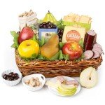 Fruit, Cheese & Meat Classic Gift Basket by Fruitfully For Father's Day, Birthday, Thank You, Sympathy