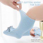 iAOVUEBY Baby Shower Gifts, Baby Boy Gift Basket Set Newborn Blanket Elephant Lovey Baby Security Blanket Wooden Rattle Toy, Funny Bibs Socks & Greeting Card, New Boys Baby Gift Essentials