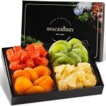 Variety Dried Fuit Gift Basket, Gift Box for Birthday. Anniversary, Get Well Gift, Gift for Him, Her and Family, Snackberry (1 Pack)