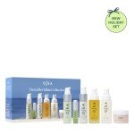 OSEA Bestseller Minis Collection - 6-Piece Mini Face & Body Set for Glowing Skin - Includes Cleanser, Hyaluronic Serum, Protection Cream, Body Scrub, Body Oil & Body Balm - Perfect Holiday Gift Set