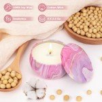 Candles Gift Set for Women, Aromatherapy Candles for Home Scented 4 Pack, 80 Hours Long Lasting, Womens Gifts for Christmas, Birthday, Valentines Day