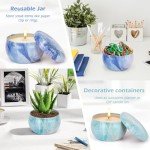 Candles Gift Set for Women, Aromatherapy Candles for Home Scented 4 Pack, 80 Hours Long Lasting, Womens Gifts for Christmas, Birthday, Valentines Day