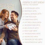 EXTALOW Spa Gifts for Women Bath and Body Gift Basket Mothers Day Gifts Coconut Lavender Home Spa Set Self Care Gift for Mom Sister Her Wife Birthday Gifts Spa Kit Care Package Thank You Gift