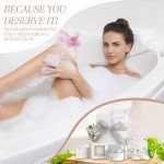 EXTALOW Spa Gifts for Women Bath and Body Gift Basket Mothers Day Gifts Coconut Lavender Home Spa Set Self Care Gift for Mom Sister Her Wife Birthday Gifts Spa Kit Care Package Thank You Gift