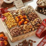Broadway Basketeers Thank You Fruit And Nuts Gift Basket - Gourmet Healthy Gifts For Men Women Corporate Holidays