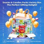 Sweet Gifting Easter Snack Box Variety Pack 42 Count - Assorted Snacks Variety Pack for Adults, Easter Snack Boxes for Kids and Care Package for College Students, Office, Birthdays & Back to School