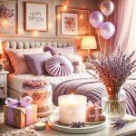 CHILLFLAME Scented Candles, Scented Candle Gift Set for Stress Relief, 3 Votive Candles for Women and Men, Birthday Candle Gifts for Women, Christmas Candles for Women (Pink + Purple + White, 7 oz)