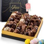 Chocolate Gift Box - Gourmet Assorted Chocolates - Luxury Chocolate Basket Gift Set for Him and Her, Easter Treats and Holiday Celebrations
