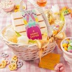 Easter Gift Baskets, Snack Variety Holiday Crate, Spring Gift Assortment, Unique Food Treats for Family Holiday Ideas, Large, Bonnie & Pop