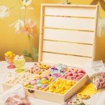 Easter Gift Baskets, Snack Variety Holiday Crate, Spring Gift Assortment, Unique Food Treats for Family Holiday Ideas, Large, Bonnie & Pop