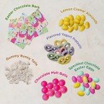 Easter Gift Baskets, Snack Variety Holiday Crate, Spring Gift Assortment, Unique Food Treats for Family Holiday Ideas, Large, Bonnie & Pop