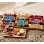 The Wisconsin Cheeseman 12-Star Lineup - 3 lbs. 12 oz. Gift of Gourmet Summer Sausage Meats and Cheeses, Perfect for Charcuterie Boards, Holidays, and Thank You Gifts for Adults, Men, and Women