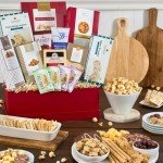 Snack Gift Basket Premium of Meat, Cheese, Cookies, Chocolate and Popcorn by GourmetGiftBaskets.com