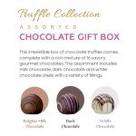 CRAVINGS BY ZOE Easter Chocolate Truffle Gift Box | 16 Count | Assorted Gourmet Milk & Dark Chocolate Candy Food Gift Basket Birthday, Get Well, Mothers Day, Holiday, Thank You Men Women Mom Him Her