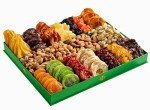 Dried Fruit & Nuts Gift Basket - Extra Large Selection of 18 Food Tray - Assorted Food Gift Box for Thanksgiving, Family, Men, Women, Husband, Sympathy, Men & Women.