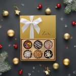 CRAVINGS BY ZOE Easter Chocolate Covered Cookies Gift Basket | 6 Piece | Kosher Milk & Dark Belgian Chocolate Gourmet Food Gift Box | Birthday, Mothers Day, Thank You, Candy Gifting Men Women Her