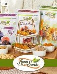 Anna and Sarah Premium Dried Fruit-Nuts-Seed and Trail Mix(Trail Mix, Papaya, Pineapple,Cranberry, Black Jumbo Raisin and Pumpkin Seed) in Wooden Gift Basket Kosher-Halal For Christmas-Holiday for Mom-Dad-Boy-Girl everyone