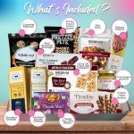 GiftWorld Thank you Meat and Cheese Basket - Gourmet Food Gifts for Gratitude, Appreciation Basket for Men, Women, Couples, Families, Coworkers, Easter and Employees Appreciation Gifts