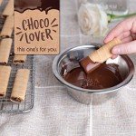 Barnetts Mothers Day Chocolate Gift Baskets for Mother, Wife, Daughter, Grandmother, 15 Crepes Cookie Chocolates Candy Box, Gourmet Chocolate Covered Cookies Holiday Gifts, Spring Candy Basket Gifts Ideas, Mom, Husband, Grandma Food Delivery Ideas