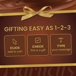 Barnetts Mothers Day Chocolate Gift Baskets for Mother, Wife, Daughter, Grandmother, 15 Crepes Cookie Chocolates Candy Box, Gourmet Chocolate Covered Cookies Holiday Gifts, Spring Candy Basket Gifts Ideas, Mom, Husband, Grandma Food Delivery Ideas