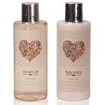 Spa Gift Basket – Bath and Body Set with Vanilla Fragrance by Lovestee - Gift Basket Includes Shower Gel, Body Lotion, Hand Lotion, Bath Salt, Eva Sponge and a Bath Puff