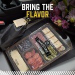 COLUMBUS Charcuterie Boards, Gourmet Meat and Cheese Tray for Entertaining, 12.5 Oz Charcuterie Tasting Board for Parties and Events