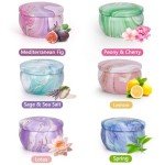 Candles Gifts for Women, 6 Pack Scented Candles for for Home Scented, Natural Soy Wax Aromatherapy Candle Gift Set for Christmas, Friends Birthday, Mothers Day, Teacher Appreciation Gifts