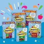 Mott's Fruit Flavored Snacks, Easter Basket Stuffers, Animals Assorted Fruit, Gluten Free Snack, Family Pack, 40 Ct, 32 oz