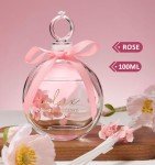 Birthday Gifts for Women, Mothers Day Gifts for Mom Daughter, Valentines Gift for Wife Girlfriend, Christmas Stocking Stuffers, Rose Candle Reed Diffuser Gift Set for Her