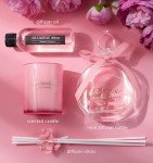 Birthday Gifts for Women, Mothers Day Gifts for Mom Daughter, Valentines Gift for Wife Girlfriend, Christmas Stocking Stuffers, Rose Candle Reed Diffuser Gift Set for Her