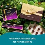 Godiva Chocolatier Assorted Dark Chocolate Truffle Gift Box for Birthday, Thank You, Anniversary, Congratulations Gift Basket Gourmet Candy with Creamy Ganache in Dark Chocolate, 12pc
