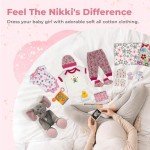 Bundle of Joy Deluxe New Baby Gift Basket | Newborn Baby Girl Gift Set with Baby Essentials | Baby Gift Basket for Expecting Moms | Baby Layette Set | Pink Baby Gift Set | Nikki's Gift Baskets