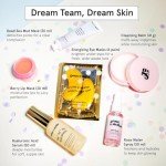 grace & stella Award Mothers Day Gifts for Friends, Gifts for Her - Travel Essentials for Moms with Under Eye Masks, Serum, Cleanser, Lip Balm - Perfect for Anniversary, Birthdays - Vegan Self Care