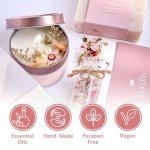LaurGifts Orchid & Jasmine Spa Gift Baskets for Women – Luxury Birthday Bath Gifts for Mom, Wife, Sister, Friend - Self-Care and Relaxation Mother’s Day Gifts - Gift Baskets for Her for All Occasions