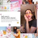 grace & stella Award Mothers Day Gifts for Friends, Gifts for Her - Travel Essentials for Moms with Under Eye Masks, Serum, Cleanser, Lip Balm - Perfect for Anniversary, Birthdays - Vegan Self Care