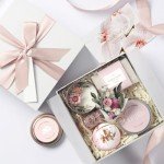 LaurGifts Orchid & Jasmine Spa Gift Baskets for Women – Luxury Birthday Bath Gifts for Mom, Wife, Sister, Friend - Self-Care and Relaxation Mother’s Day Gifts - Gift Baskets for Her for All Occasions