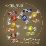 Lindt LINDOR Assorted Chocolate Truffles 90 Count Gift Box, Chocolate Candy with Smooth, Melting Truffle Center, 38.4 oz. Box