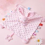 Golray 9pcs Baby Girl Gifts, Baby Shower Gifts for Girls Baby Toys 0-6 Months with Bunny Rattle, Blanket/Onesies/Headband/Socks, New Born Essential Stuff, Gender Reveal Ideas Infant Baby Gift Basket