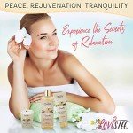 Mother's Day Spa Gift Basket for Women, Vanilla Bath & Body Set, Christmas & Birthday Gift, Includes Shower Gel, Body Lotion, Hand Cream, Body Scrub, Message Oil, Candle, Eye Mask, Confetti
