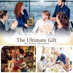 Nuts Gift Basket - Gourmet Nut Mix Gift Box, 7 Section Snack Basket with Assorted Nuts, Premium Nut Mix, Thoughtful Gifts for Holidays, Birthdays and Special Occasions