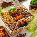 Broadway Basketeers Deluxe Birthday Dried Fruit And Nuts Gift Basket - A Premium Healthy Celebration Gift - Corporate, Family & Friends