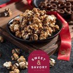 KREMERY Creamy Chocolate Cravings - Mothers Day, Chocolate Covered Pretzels & Caramel Popcorn Gift Basket, in Seagrass Tray + Ribbon (Premium, 2.5 lbs) Birthday Care Package - Kosher Dairy, USA Made