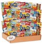 Snack Box Care Package (120 Count) Mother's Day Variety Snacks Gift Box - College Students, Military, Work or Home - Chips Cookies & Candy! shellys delight