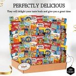 Snack Box Care Package (120 Count) Mother's Day Variety Snacks Gift Box - College Students, Military, Work or Home - Chips Cookies & Candy! shellys delight